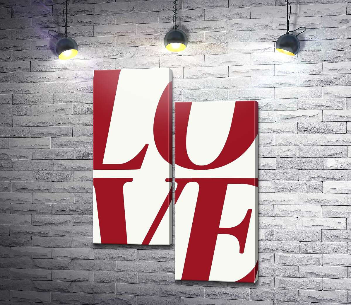 модульная картина Love (Модуль №9)