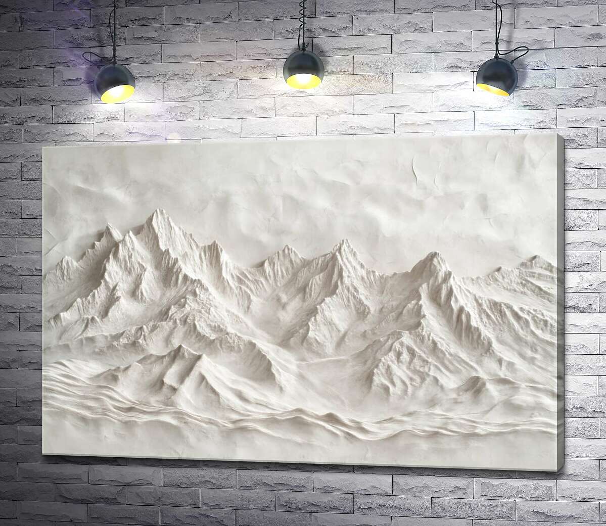 картина Барельєф гір