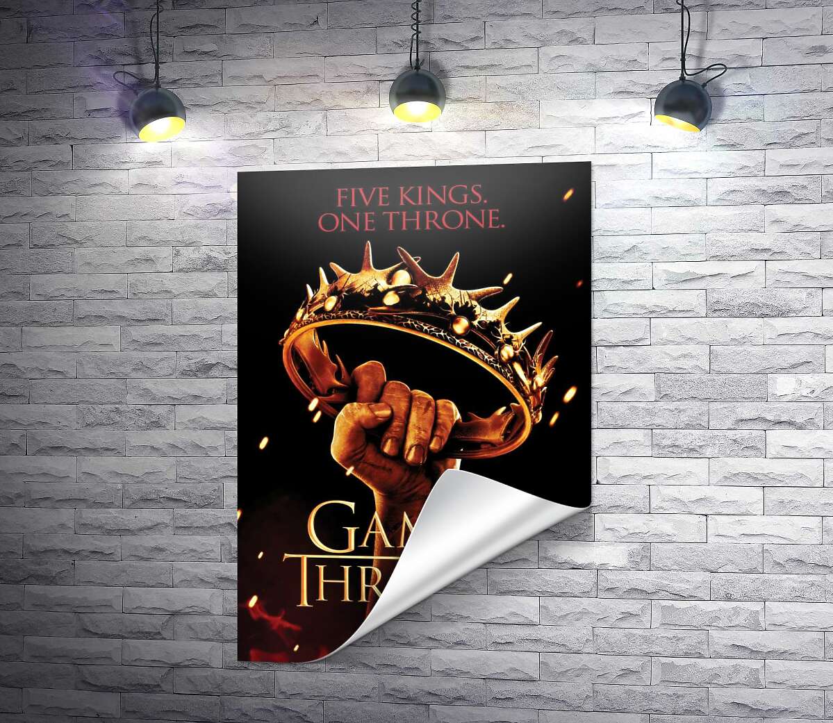 Только печать Постер к фильму Игра Престолов: Five Kings One Throne