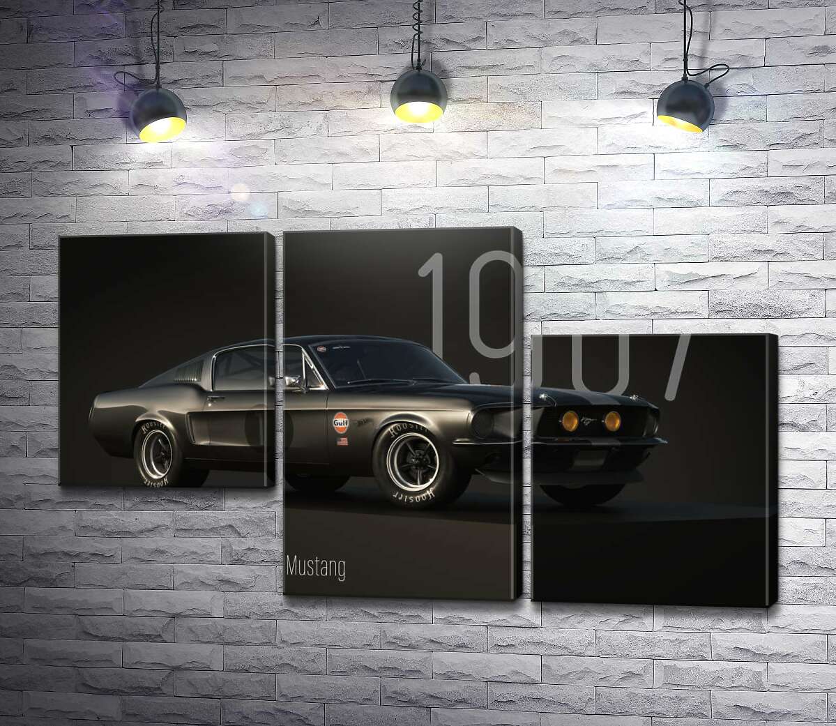 Модульна картина Ford Mustang 1967 (Модуль №13)