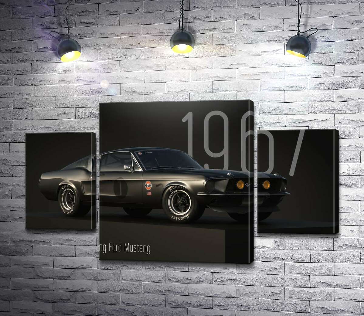 Модульная картина Ford Mustang 1967 (Модуль №5)