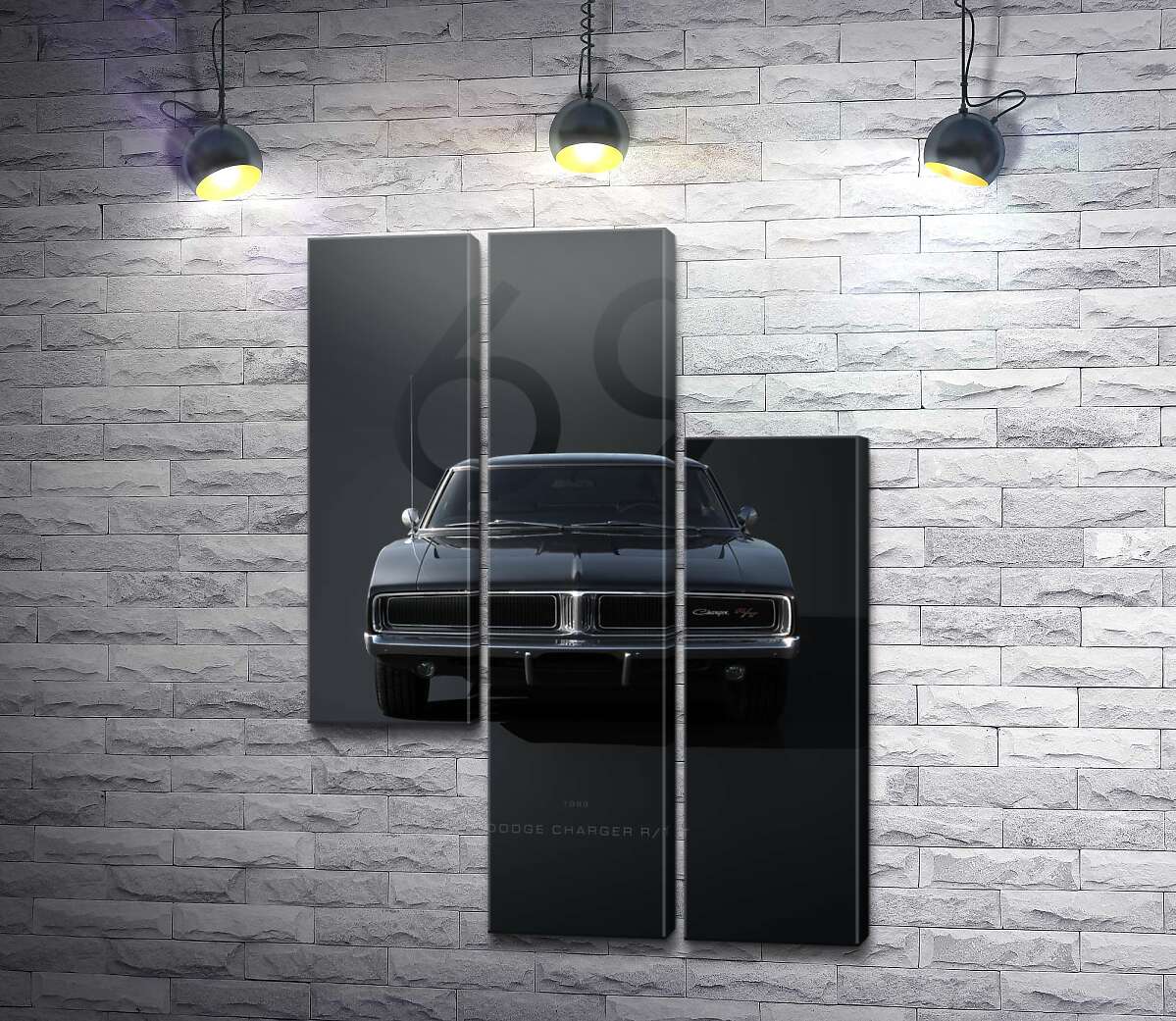 Модульная картина Dodge Charger 1969 (Модуль №13)