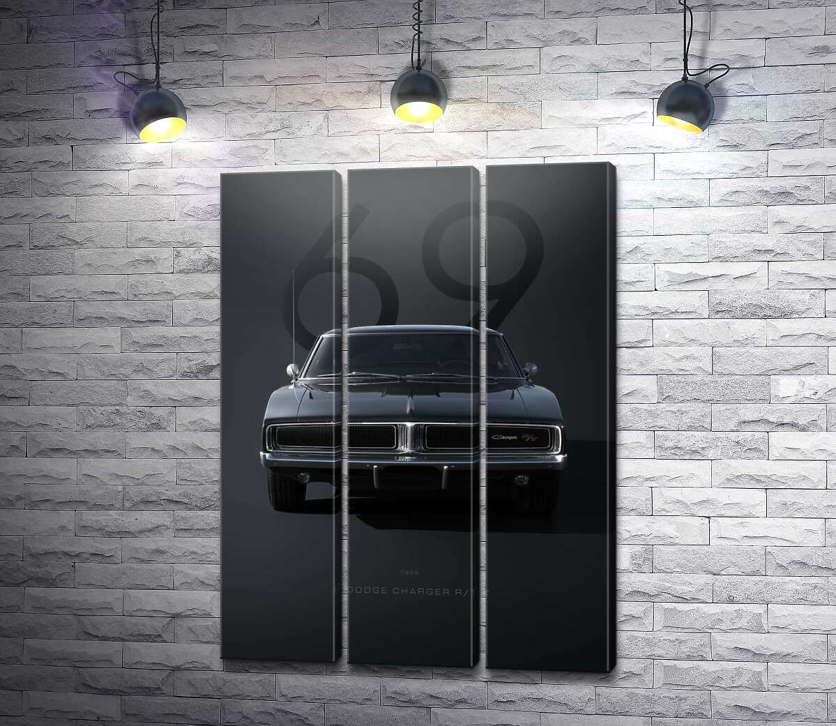 Модульная картина Dodge Charger 1969 (Модуль №2)