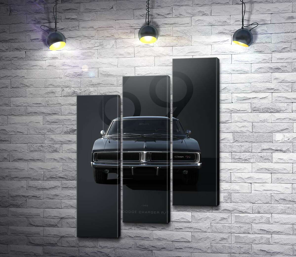 Модульная картина Dodge Charger 1969 (Модуль №14)