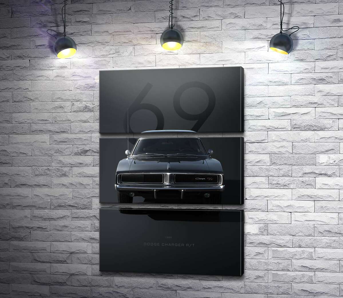 Модульная картина Dodge Charger 1969 (Модуль №15)