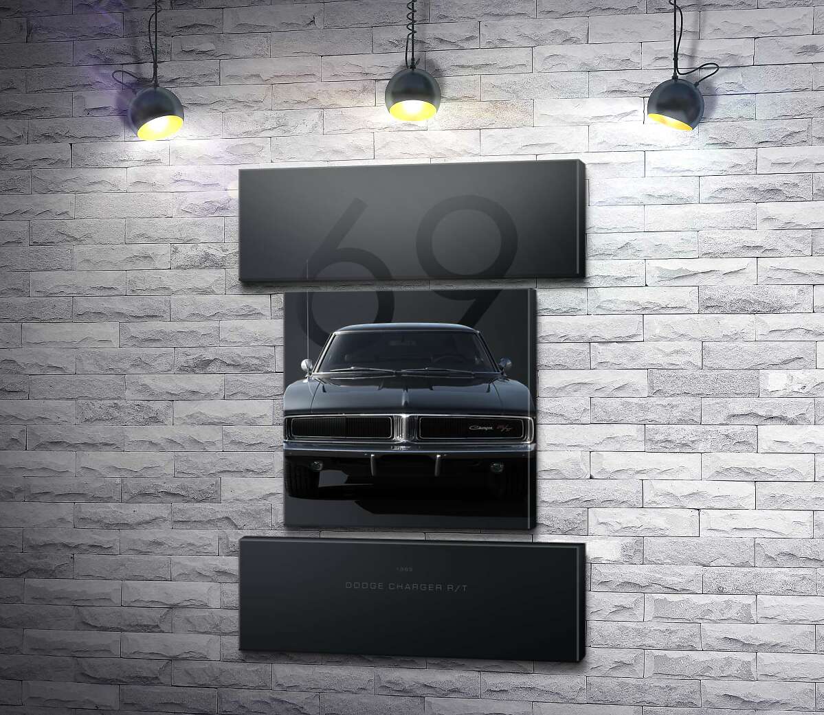 Модульная картина Dodge Charger 1969 (Модуль №18)