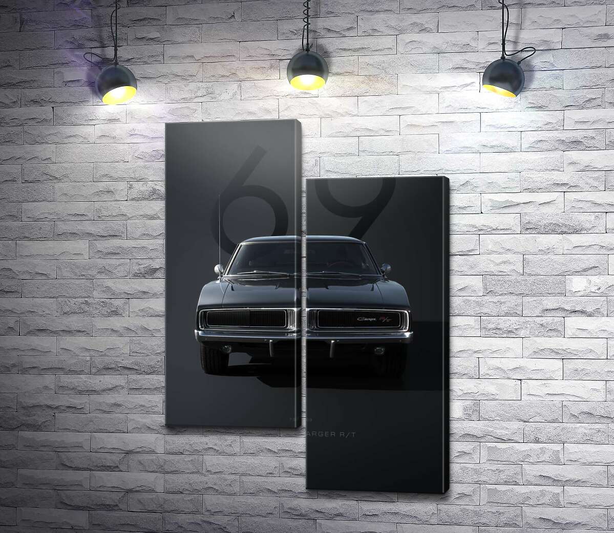 Модульна картина Dodge Charger 1969 (Модуль №9)