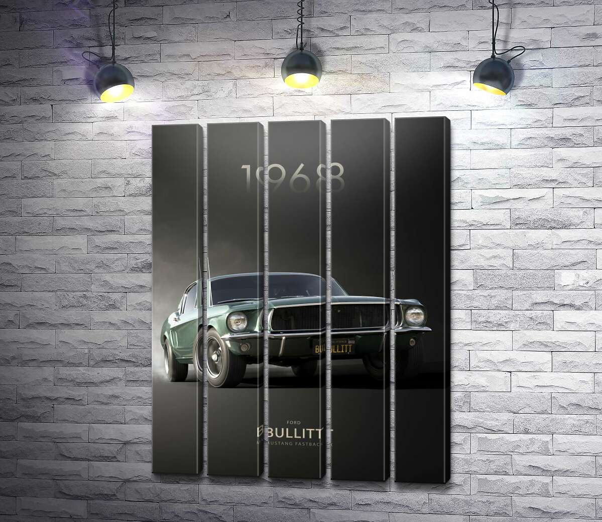Модульна картина Ford Bullit 1968 (Модуль №26)