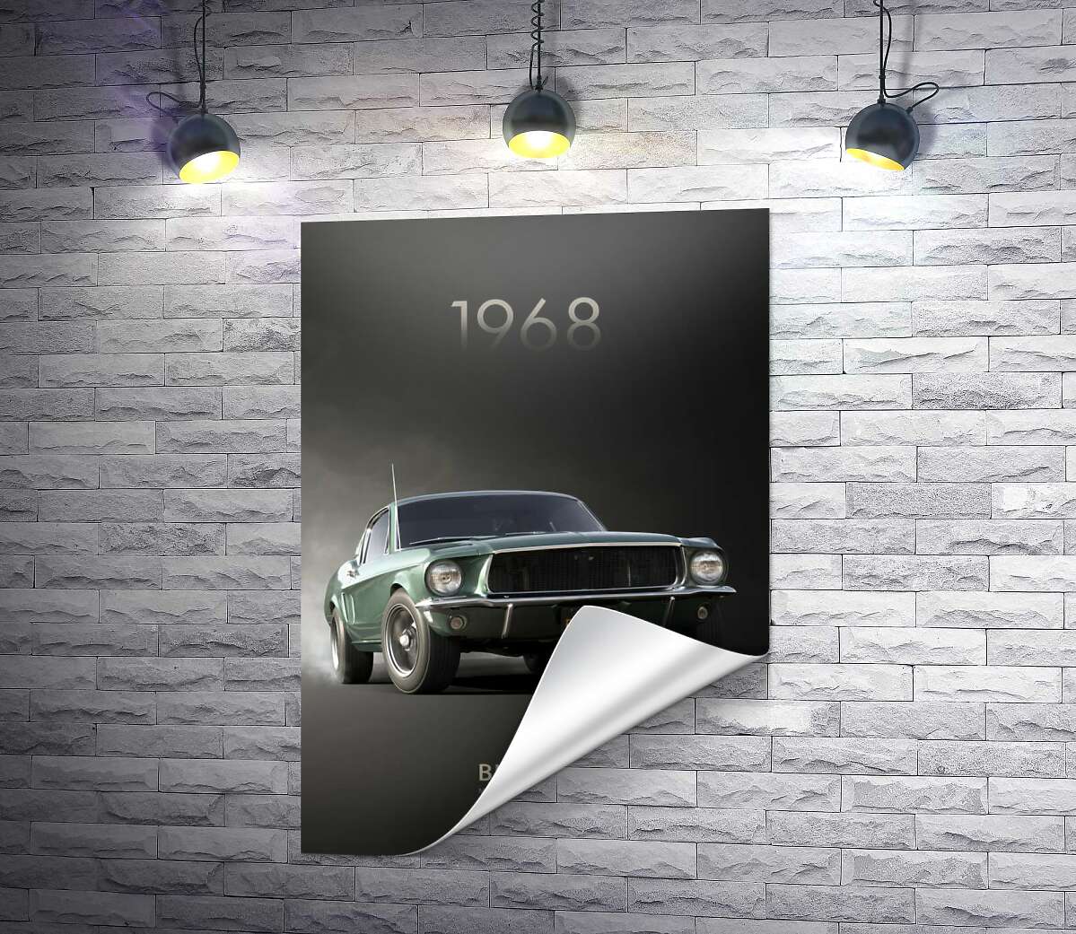 Только печать Ford Bullit 1968