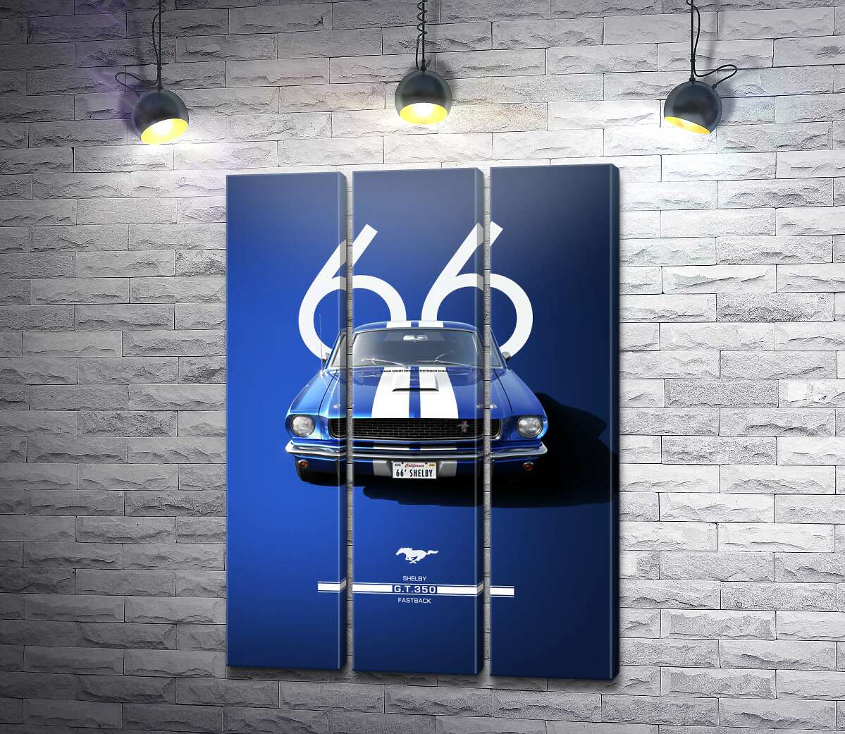 Модульная картина Ford Mustang GT350 (Модуль №2)
