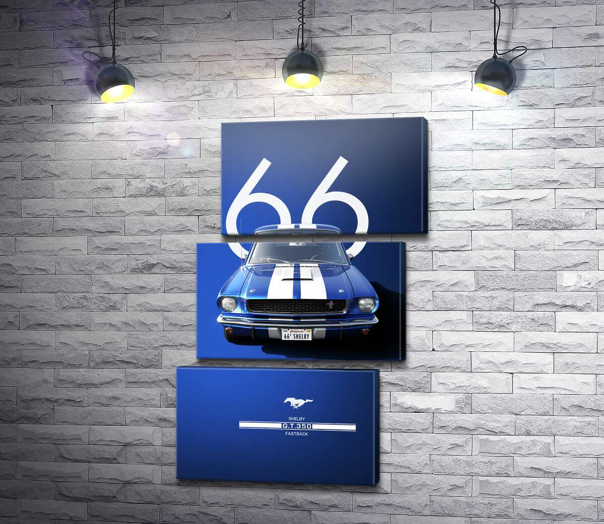Модульная картина Ford Mustang GT350 (Модуль №17)