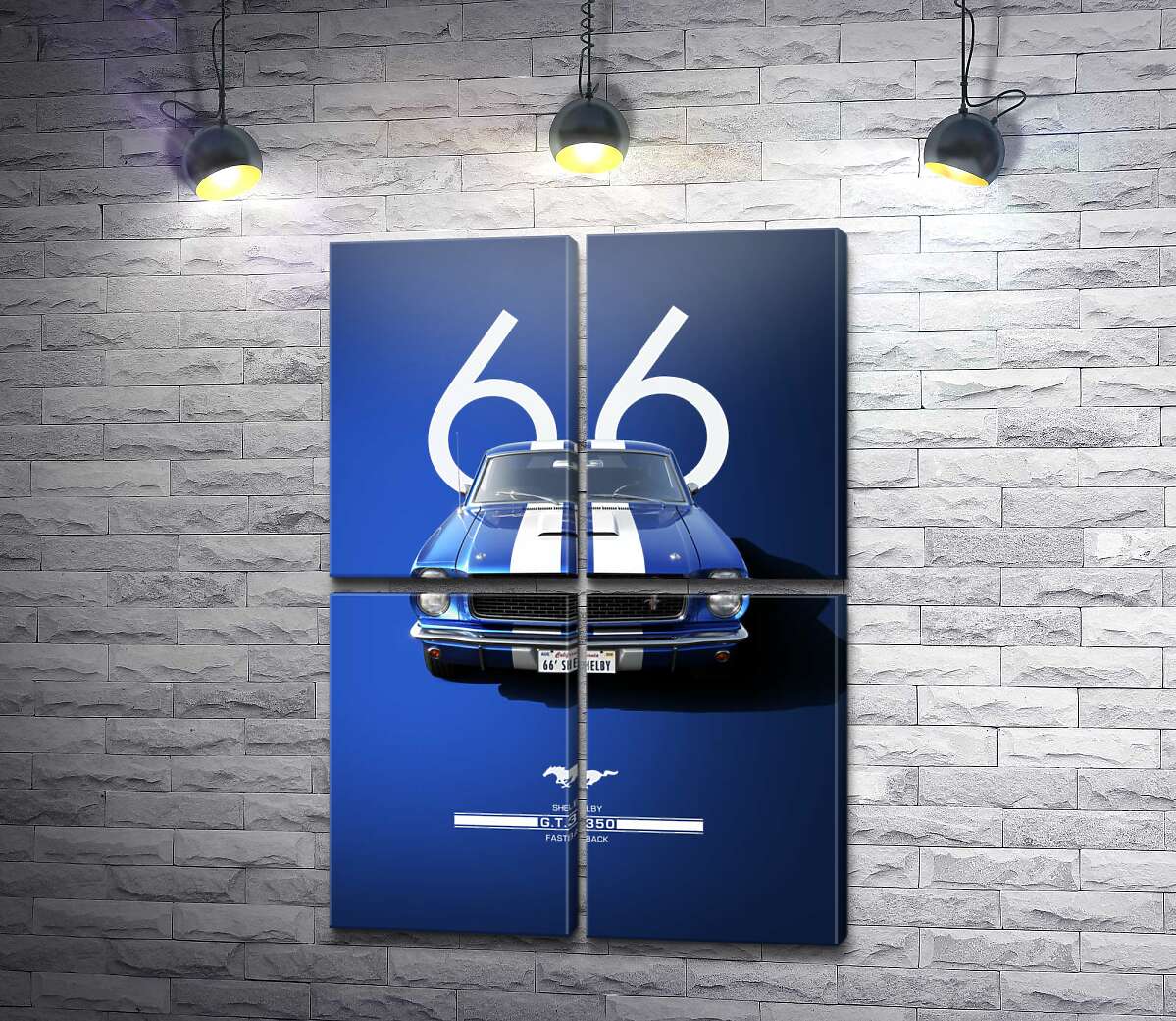 Модульная картина Ford Mustang GT350 (Модуль №25)