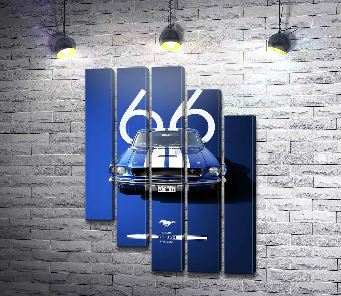 Модульная картина Ford Mustang GT350 (Модуль №28)