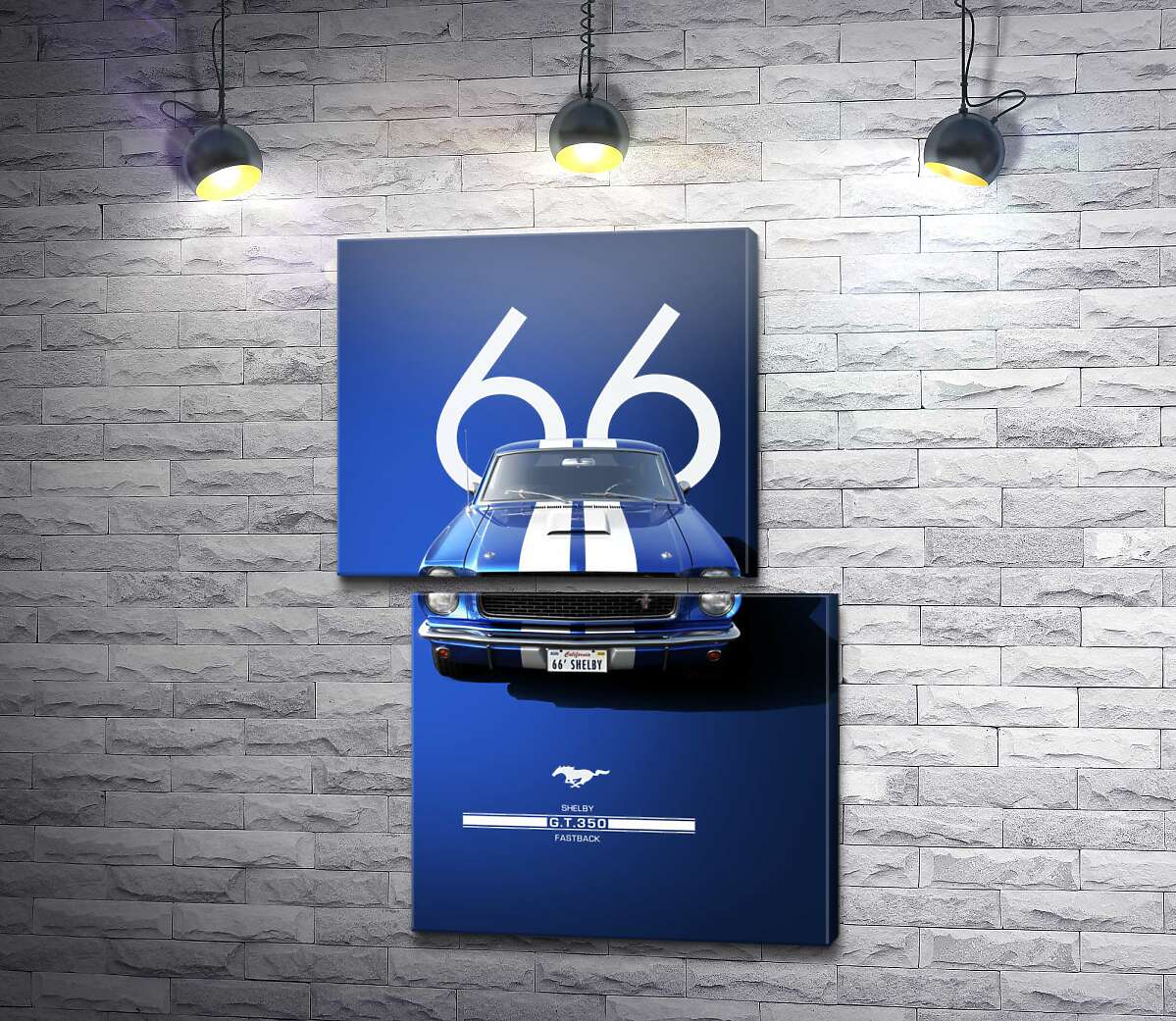 Модульна картина Ford Mustang GT350 (Модуль №8)
