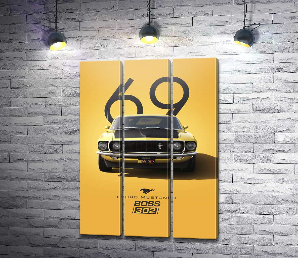 Модульна картина Ford Mustang Boss 302 (Модуль №2)