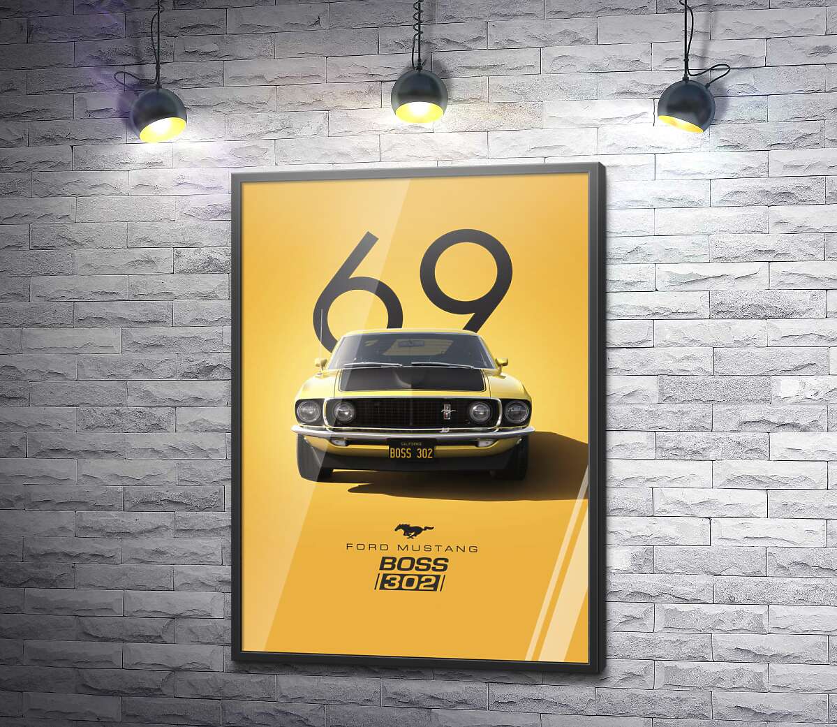 Постер Ford Mustang Boss 302