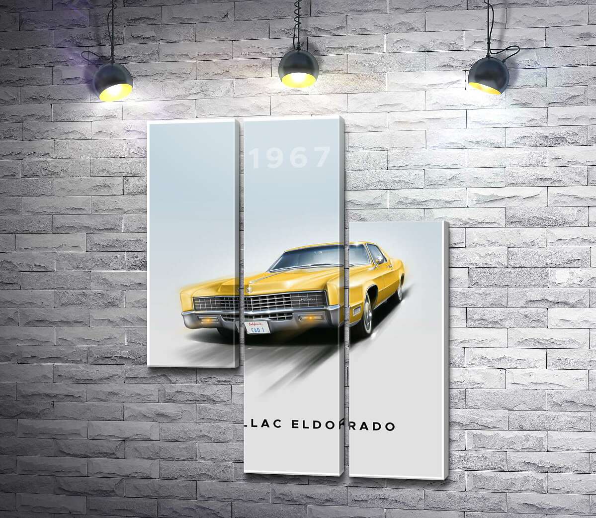 Модульная картина Cadillac Eldorado 1967 (Модуль №13)