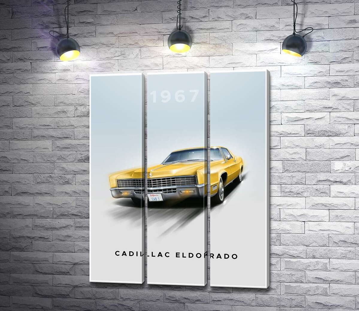 Модульная картина Cadillac Eldorado 1967 (Модуль №2)