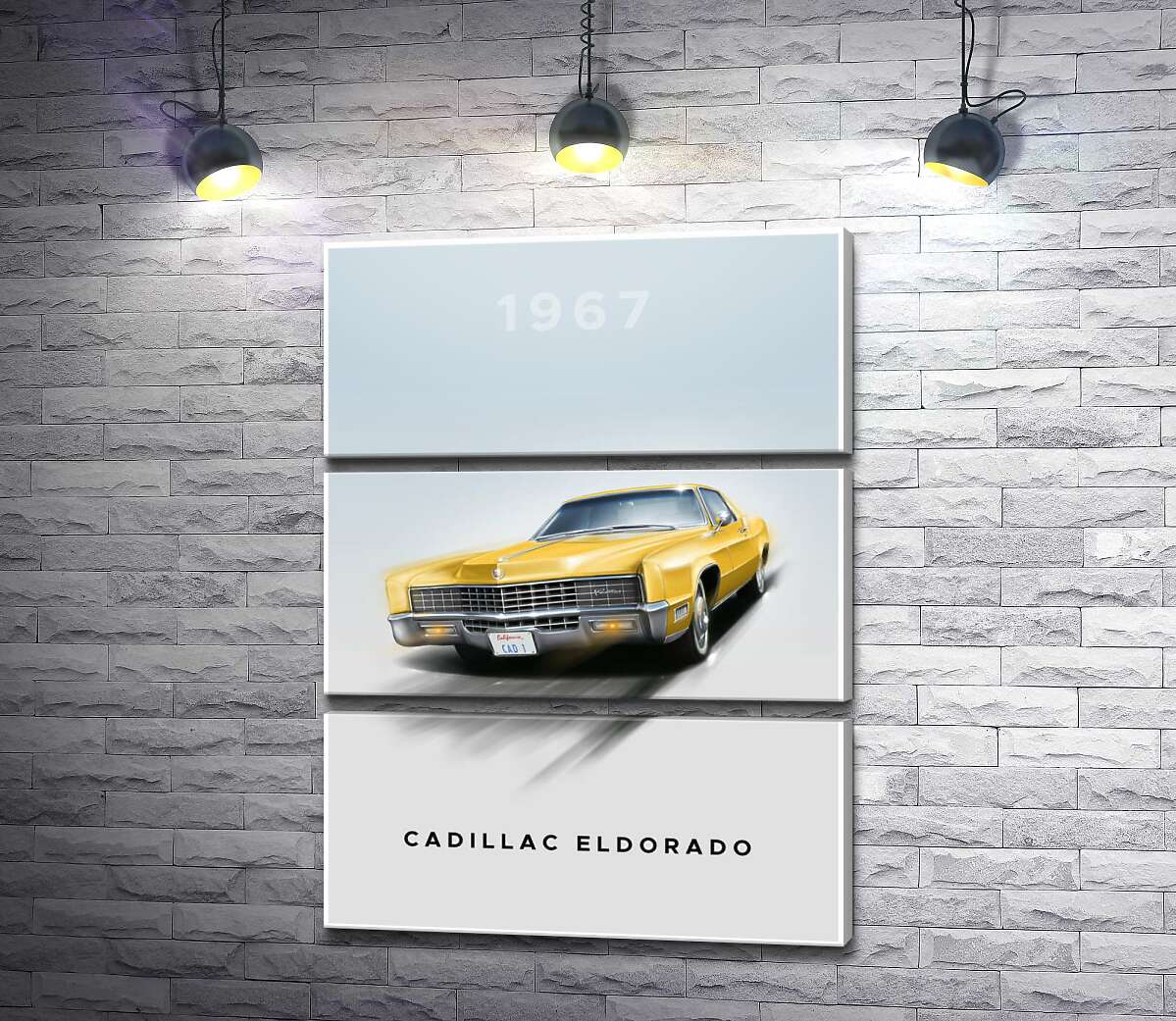 Модульна картина Cadillac Eldorado 1967 (Модуль №15)