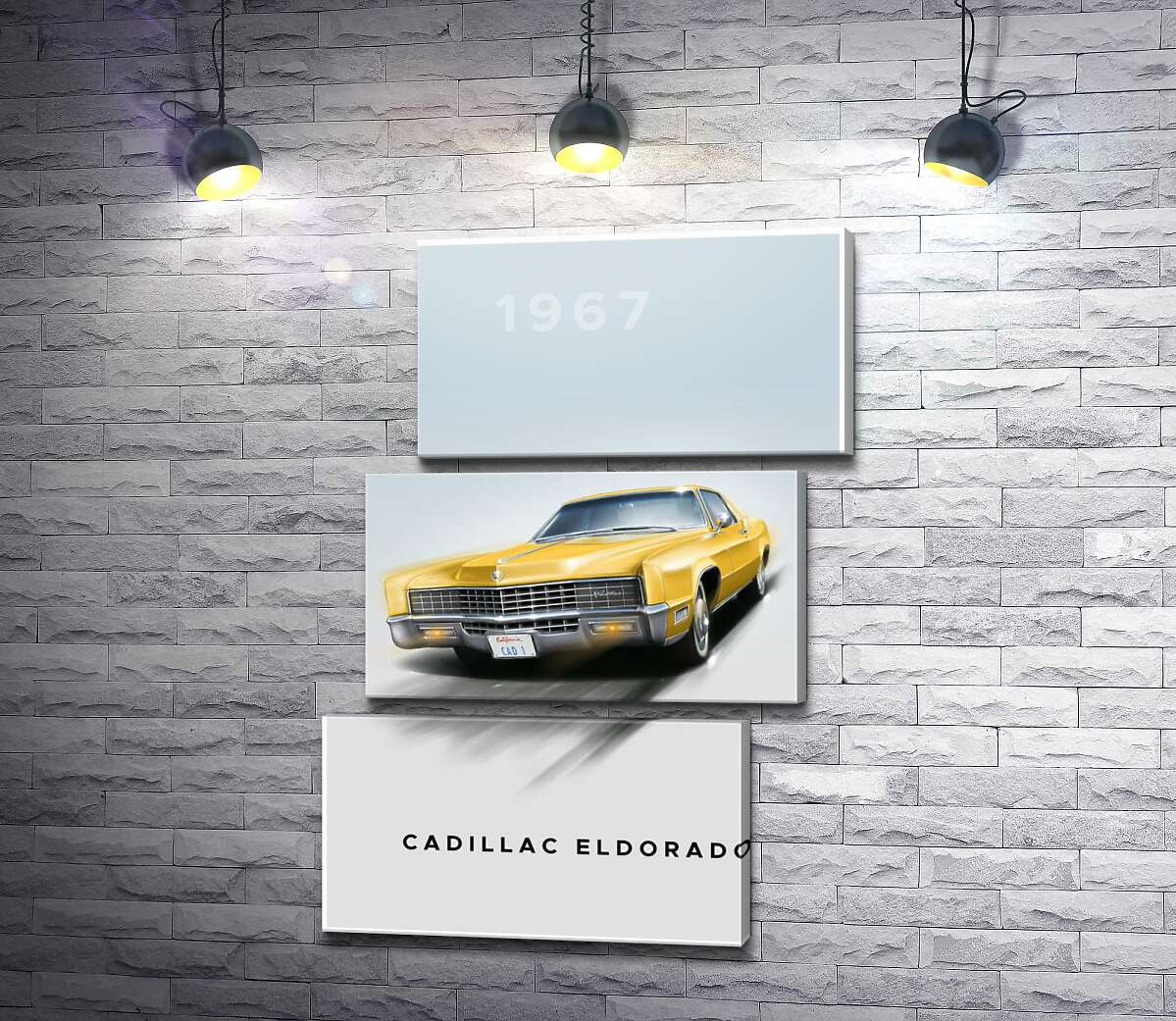 Модульна картина Cadillac Eldorado 1967 (Модуль №17)