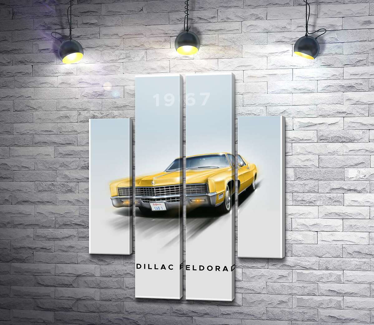 Модульна картина Cadillac Eldorado 1967 (Модуль №20)