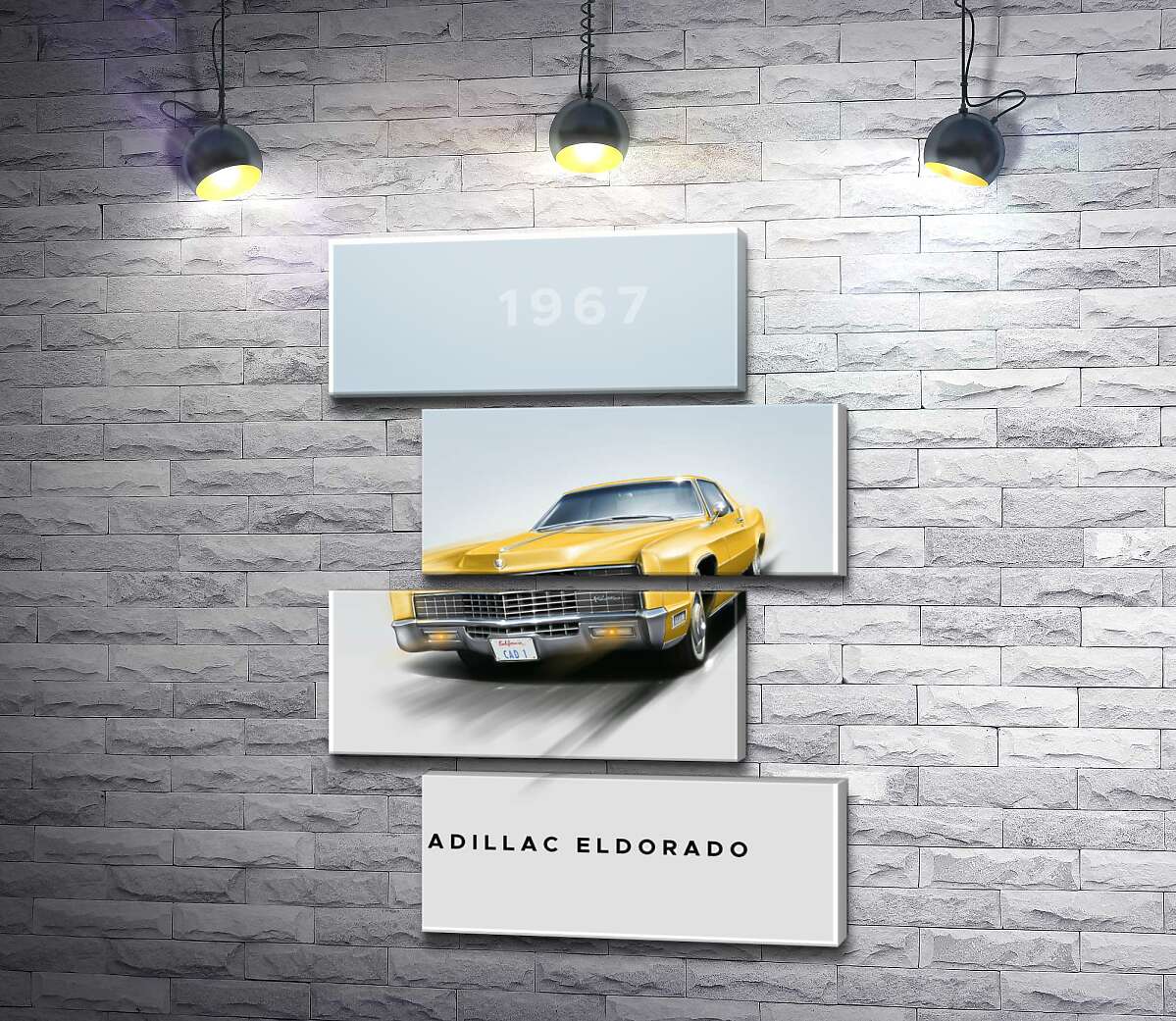 Модульна картина Cadillac Eldorado 1967 (Модуль №23)
