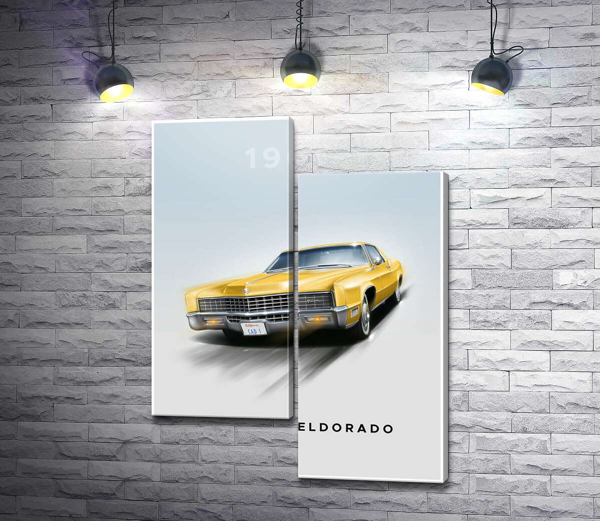 Модульна картина Cadillac Eldorado 1967 (Модуль №9)