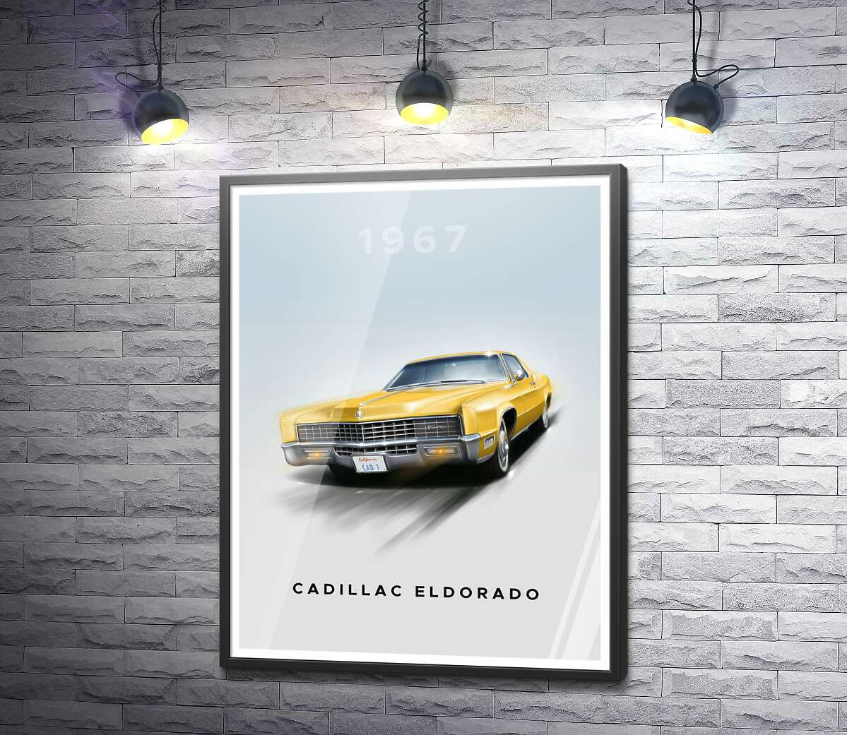 Постер Cadillac Eldorado 1967