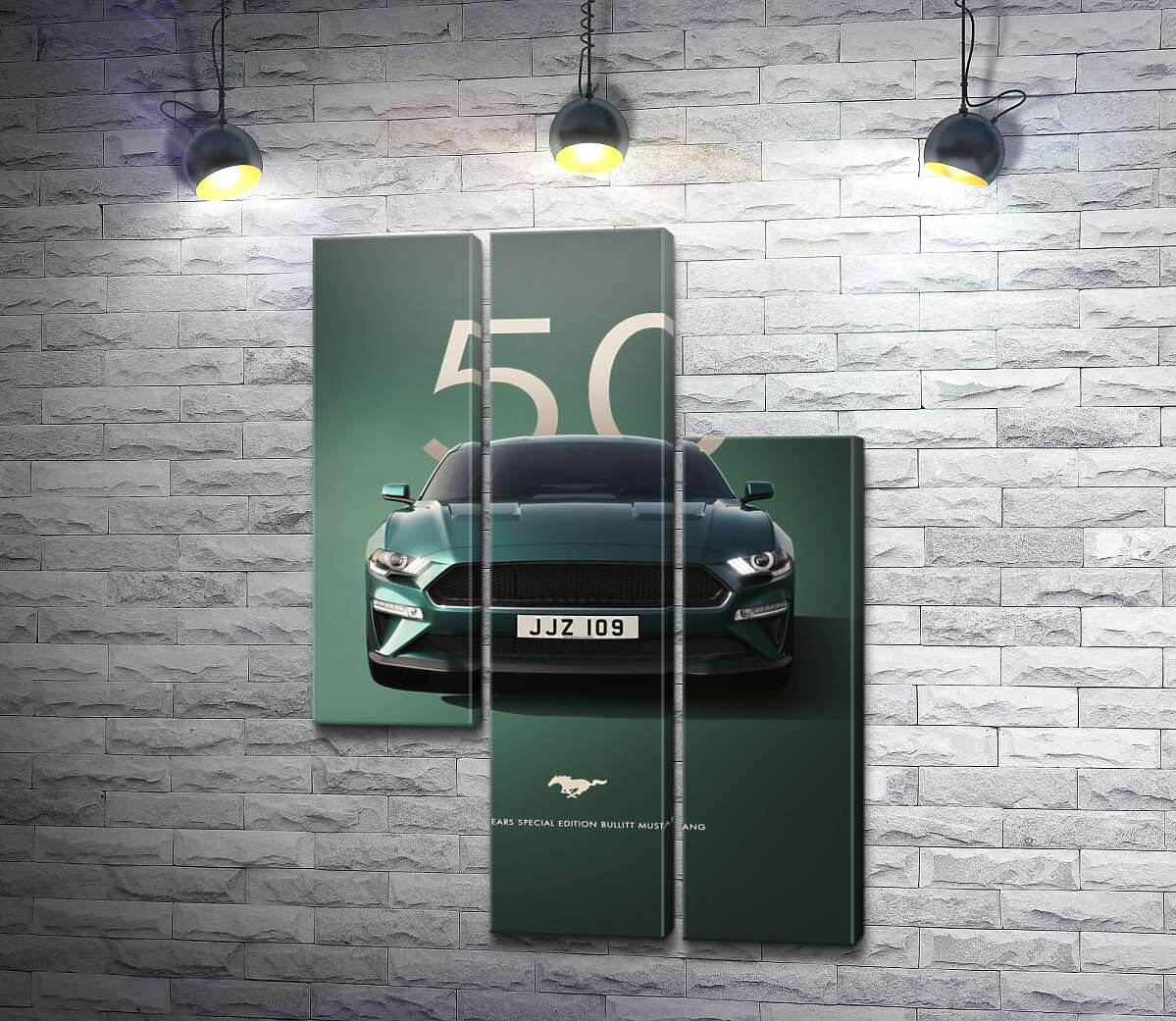 Модульна картина Ford Bullit Mustang 50 (Модуль №13)