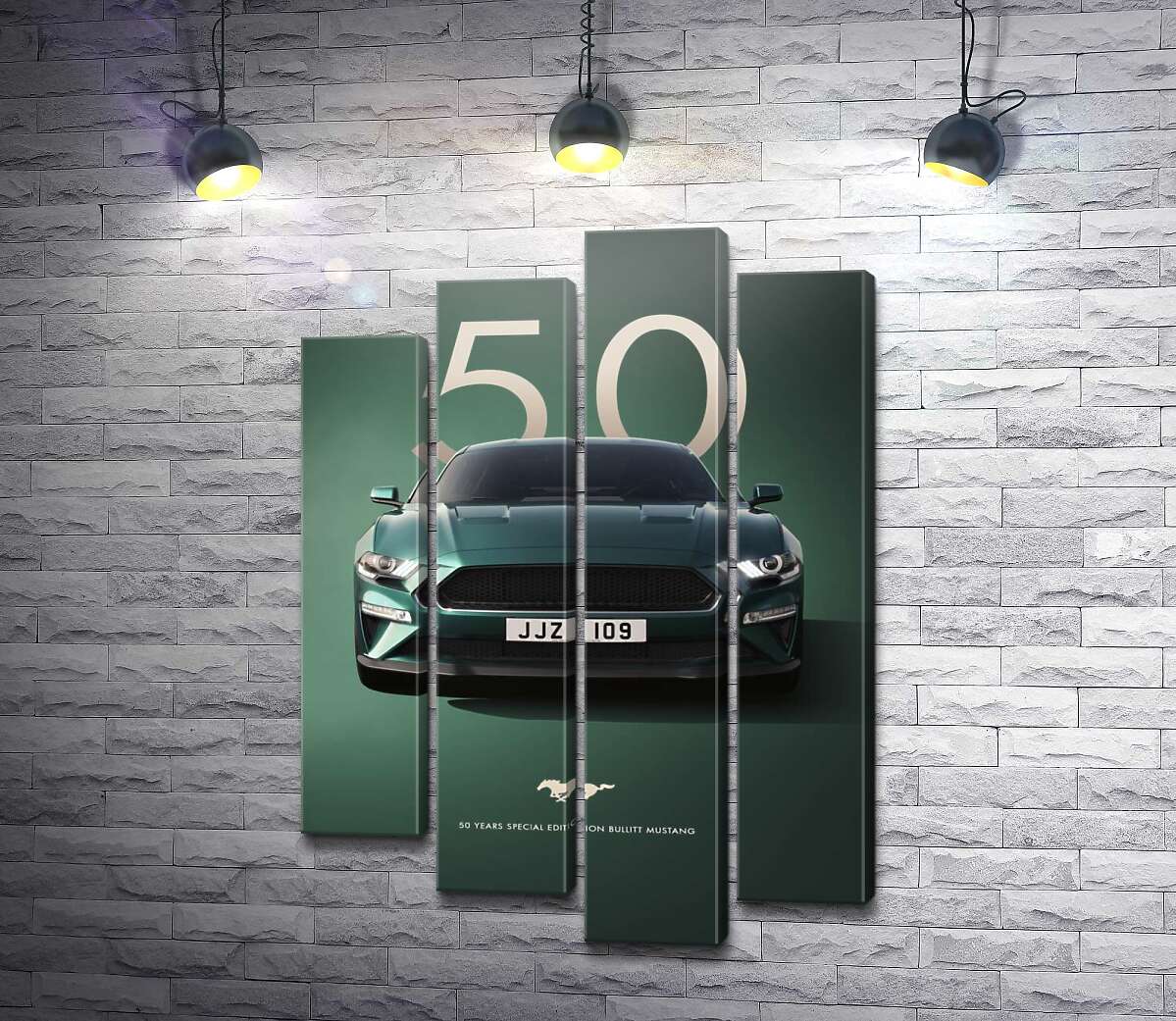 Модульна картина Ford Bullit Mustang 50 (Модуль №3)
