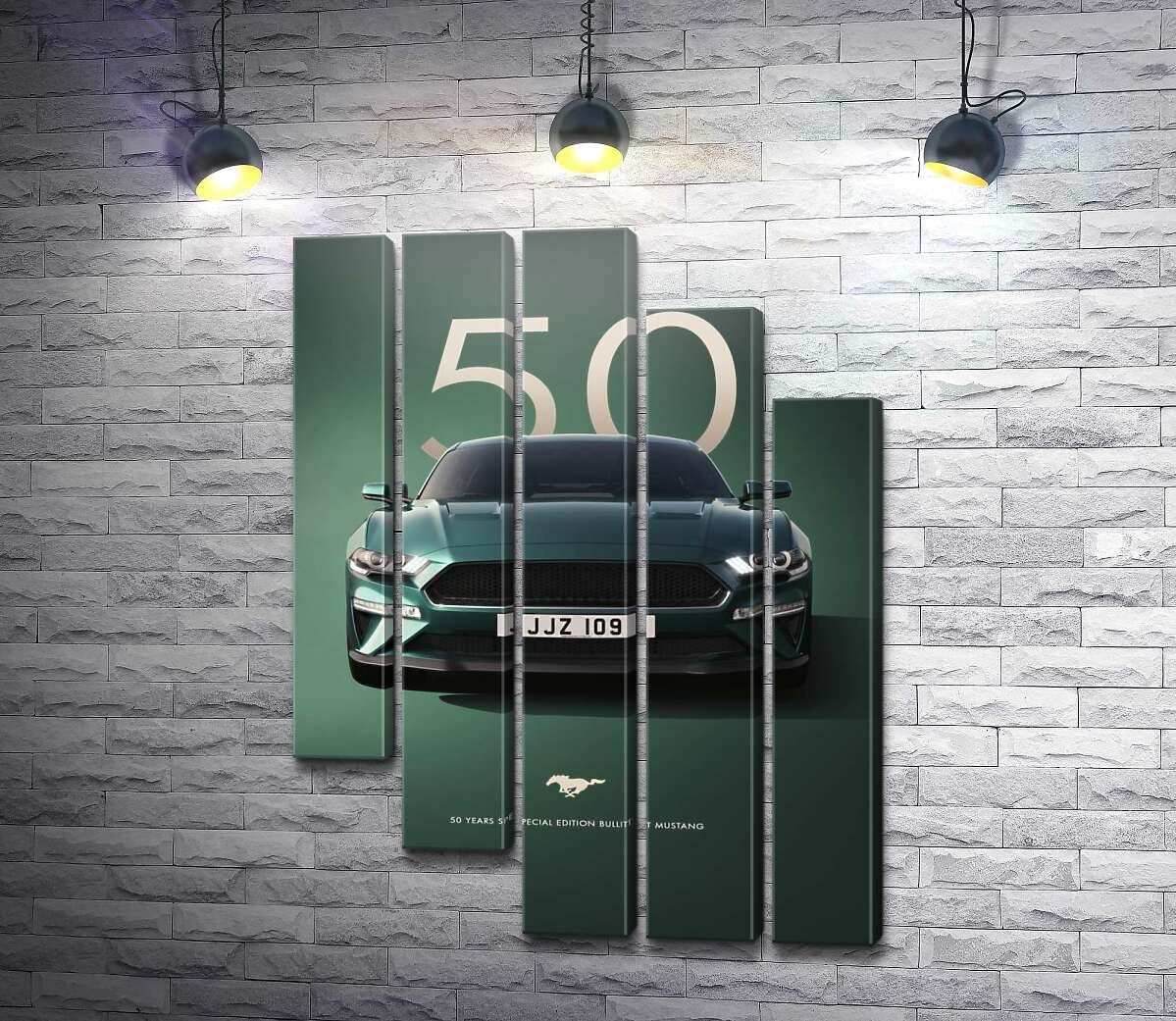 Модульная картина Ford Bullit Mustang 50 (Модуль №28)