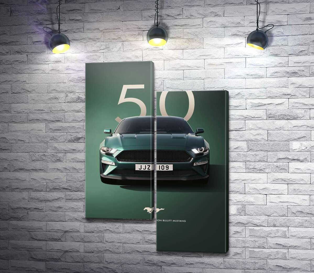 Модульна картина Ford Bullit Mustang 50 (Модуль №9)