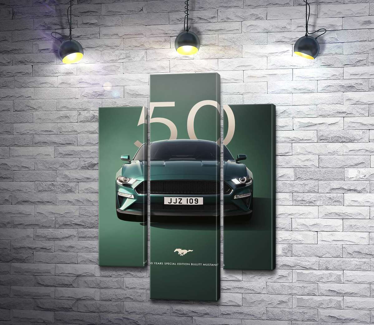 Модульна картина Ford Bullit Mustang 50 (Модуль №10)