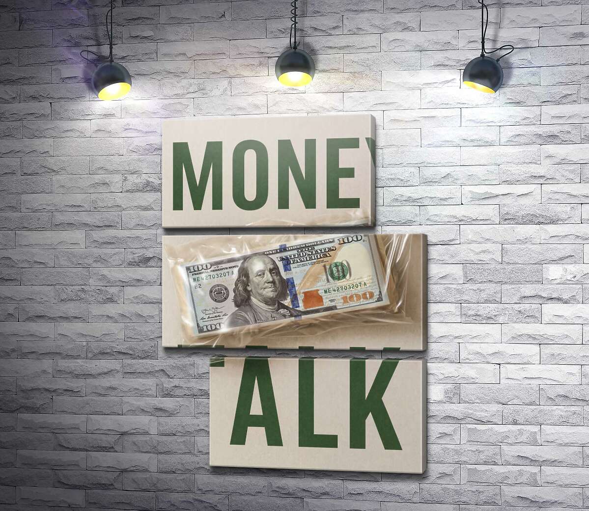 Модульна картина Money talk (Модуль №16)
