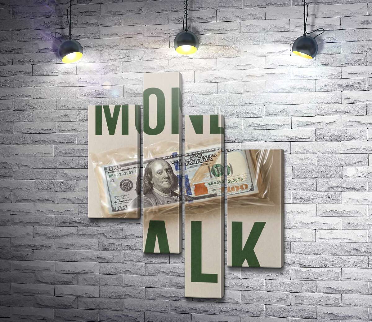 Модульна картина Money talk (Модуль №21)