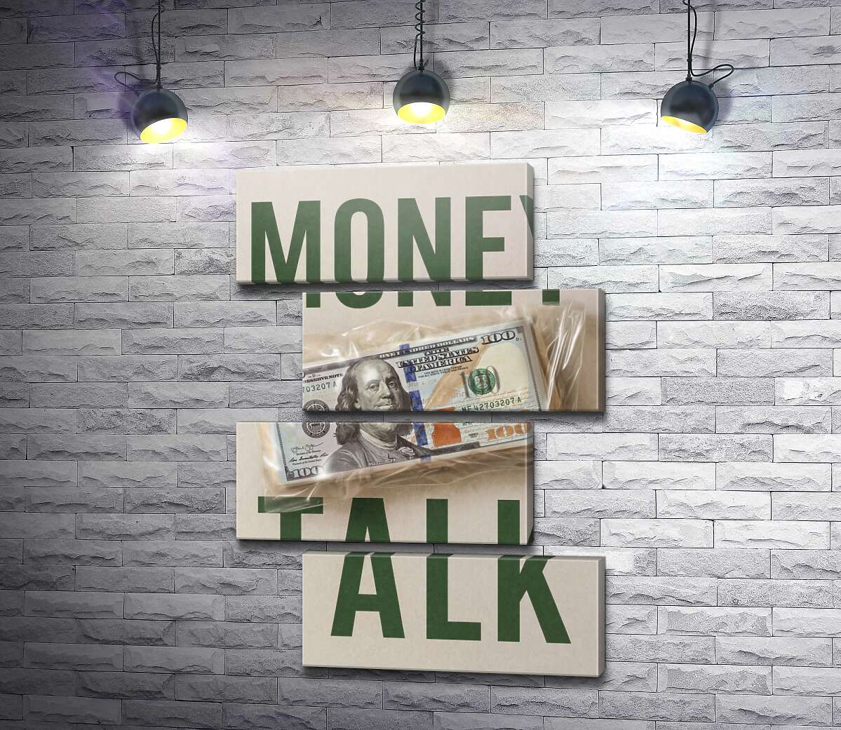 Модульна картина Money talk (Модуль №23)