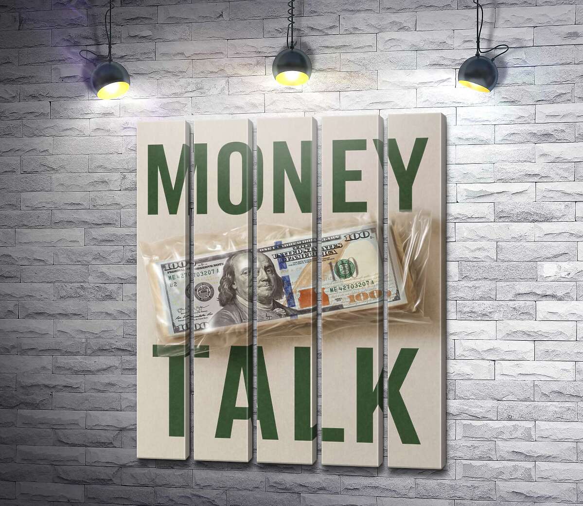 Модульна картина Money talk (Модуль №26)