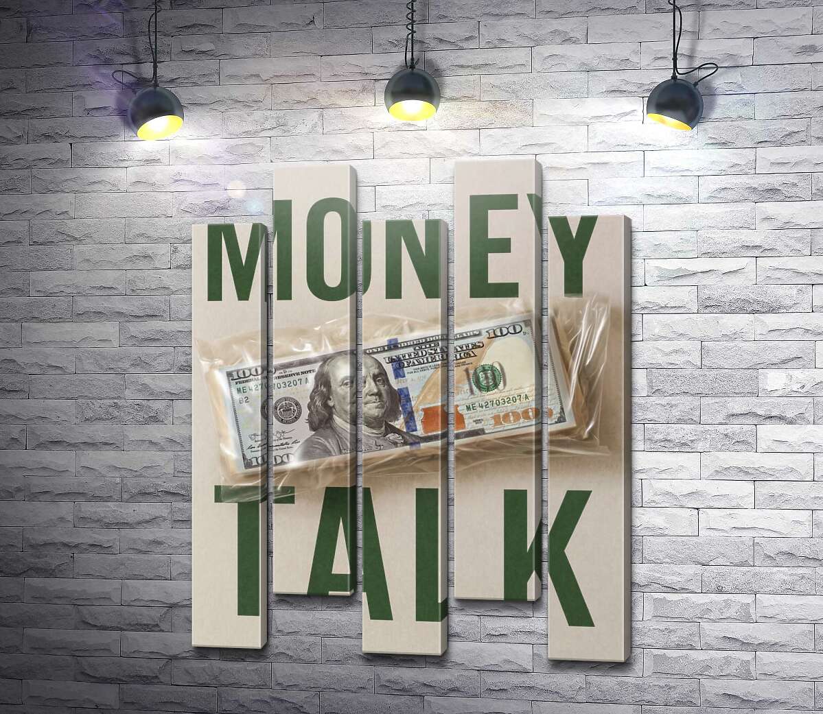 Модульна картина Money talk (Модуль №30)