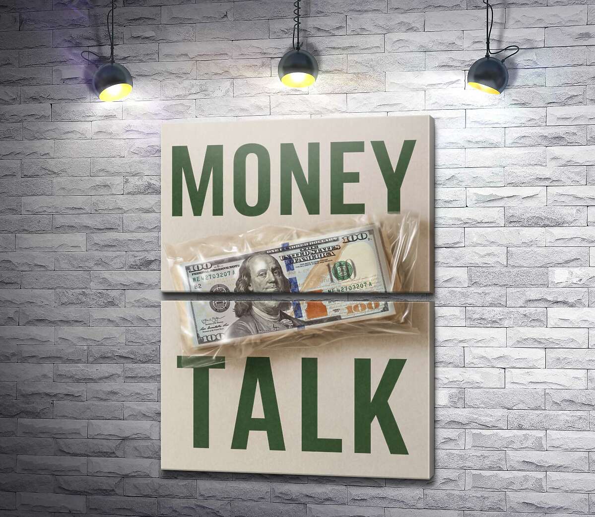 Модульна картина Money talk (Модуль №7)