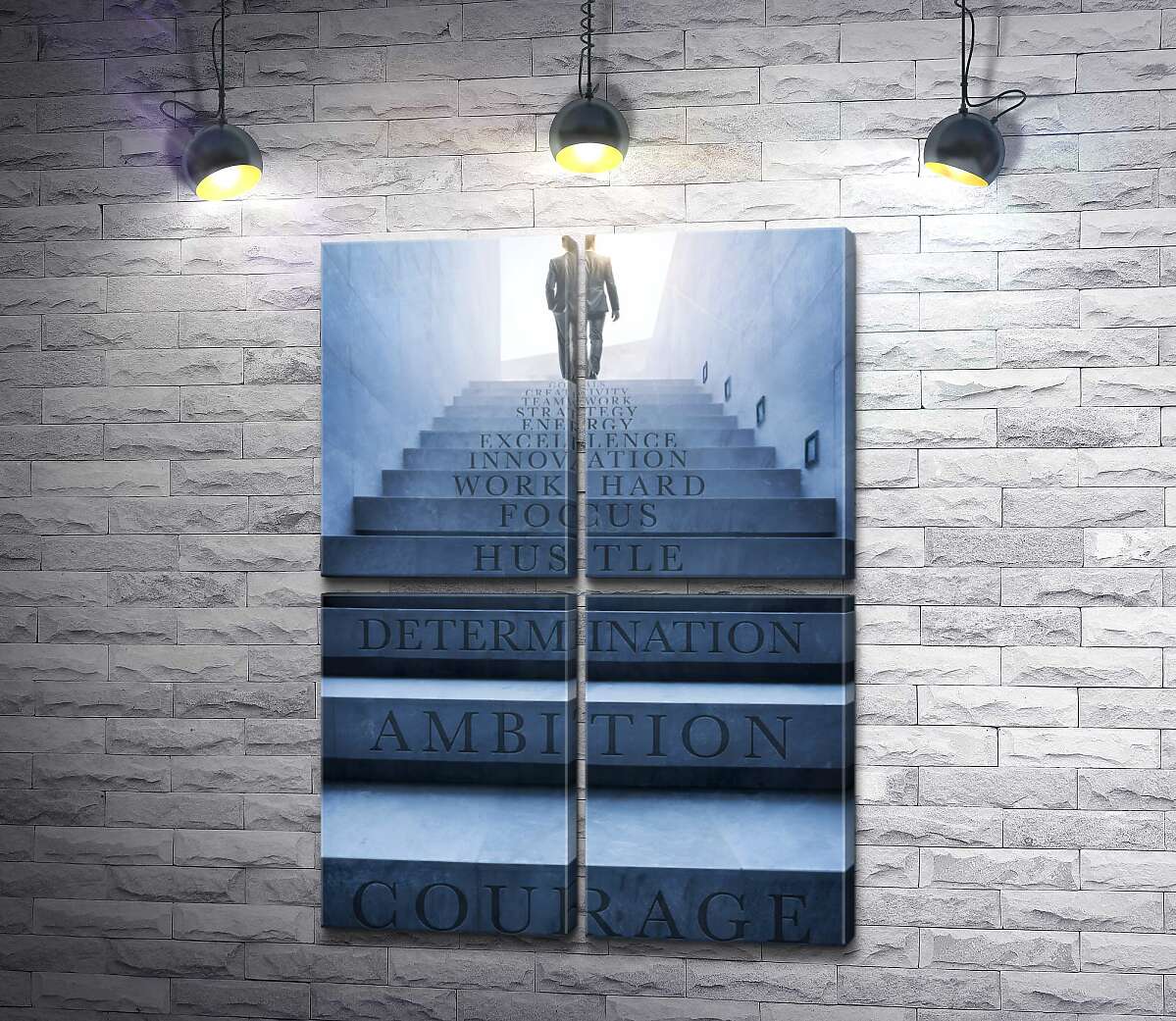Модульна картина Сходи успіху (Модуль №25)