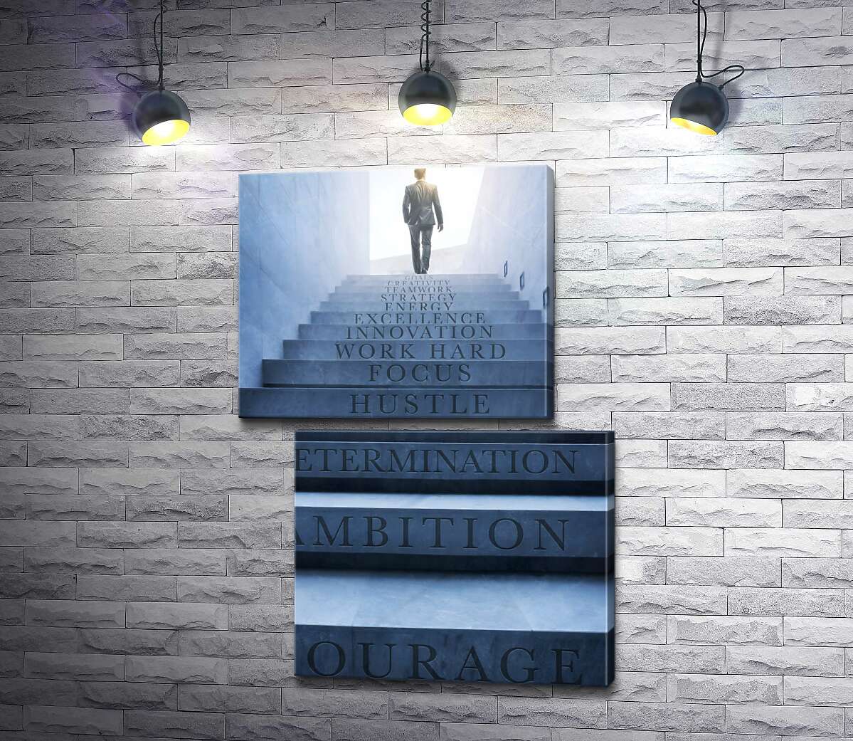 Модульная картина Лестница успеха (Модуль №8)