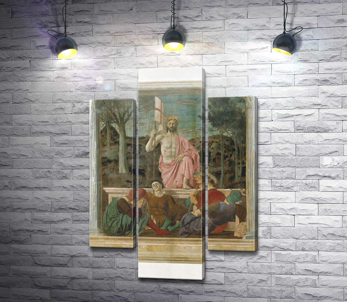 Модульна картина Воскресіння Христа (Модуль №10) П'єро делла Франческа
