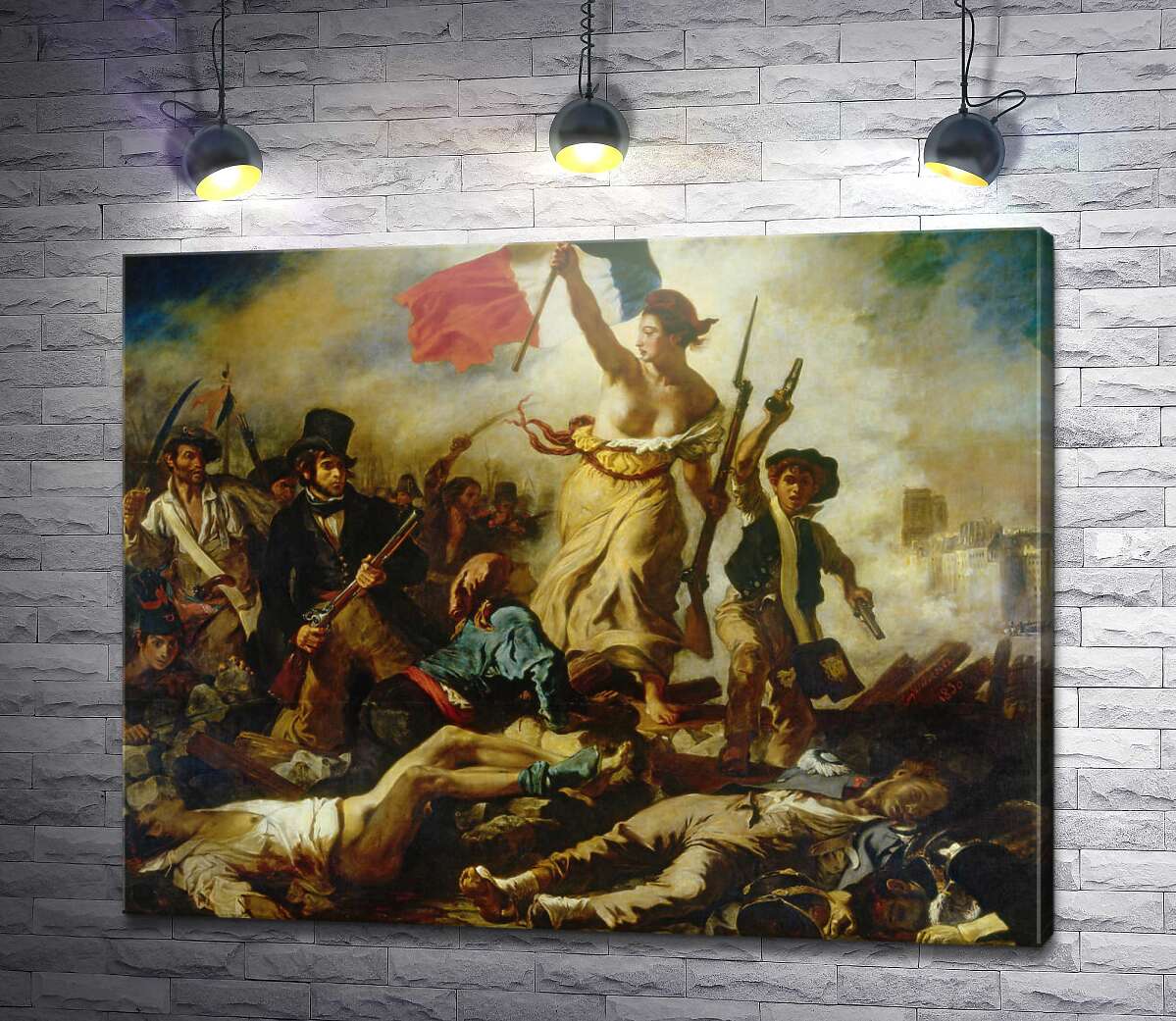 Картина Свобода, яка веде народ Ежен Делакруа