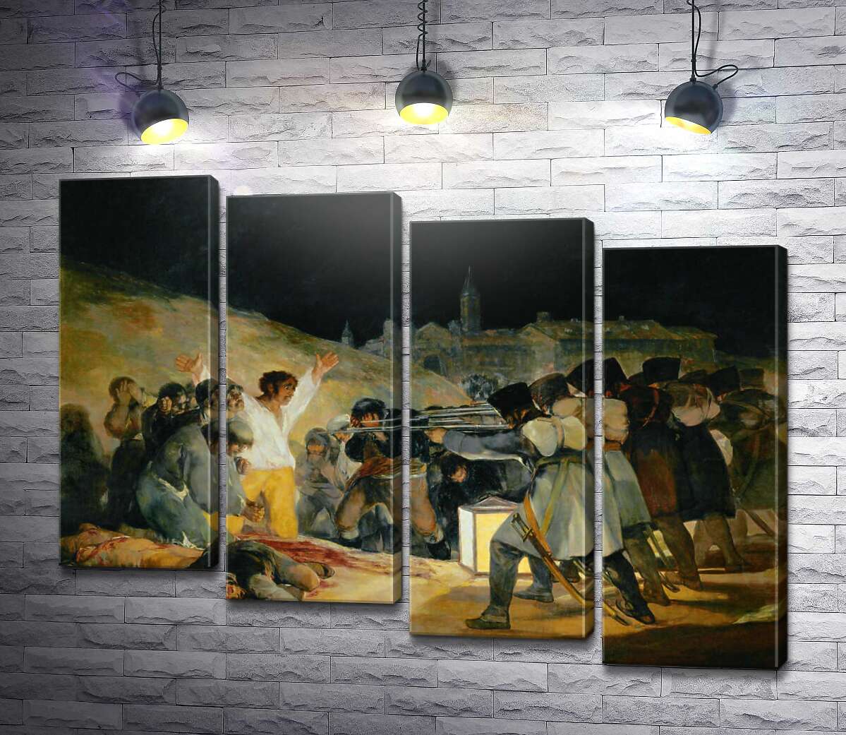 Модульна картина Третє травня 1808 року у Мадриді (Модуль №19) Франсіско Гойя
