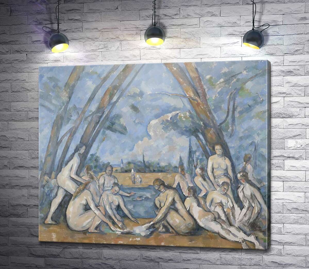 Картина Купальниці Поль Сезанн
