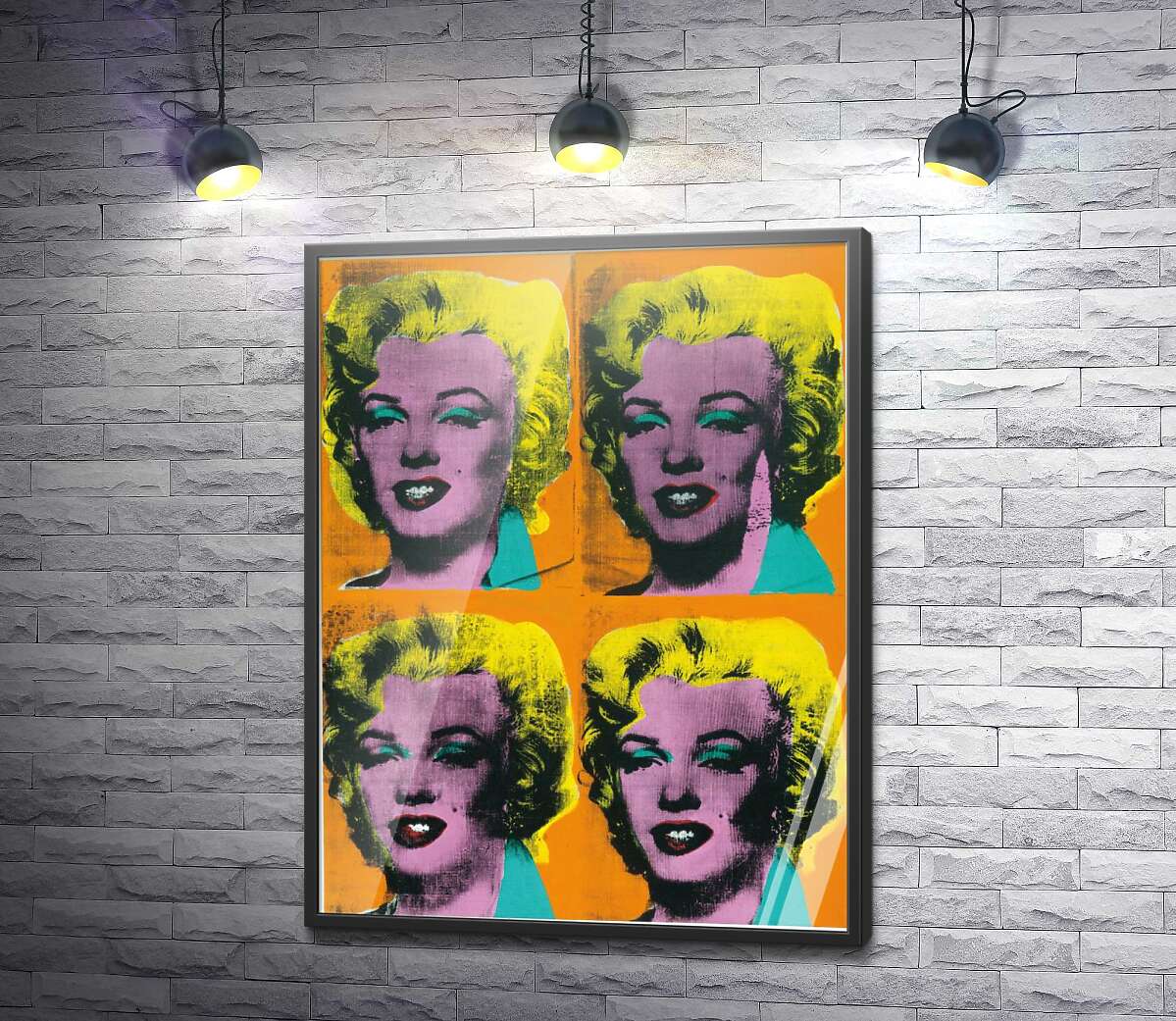 Постер Orange Marilyn Энди Уорхол