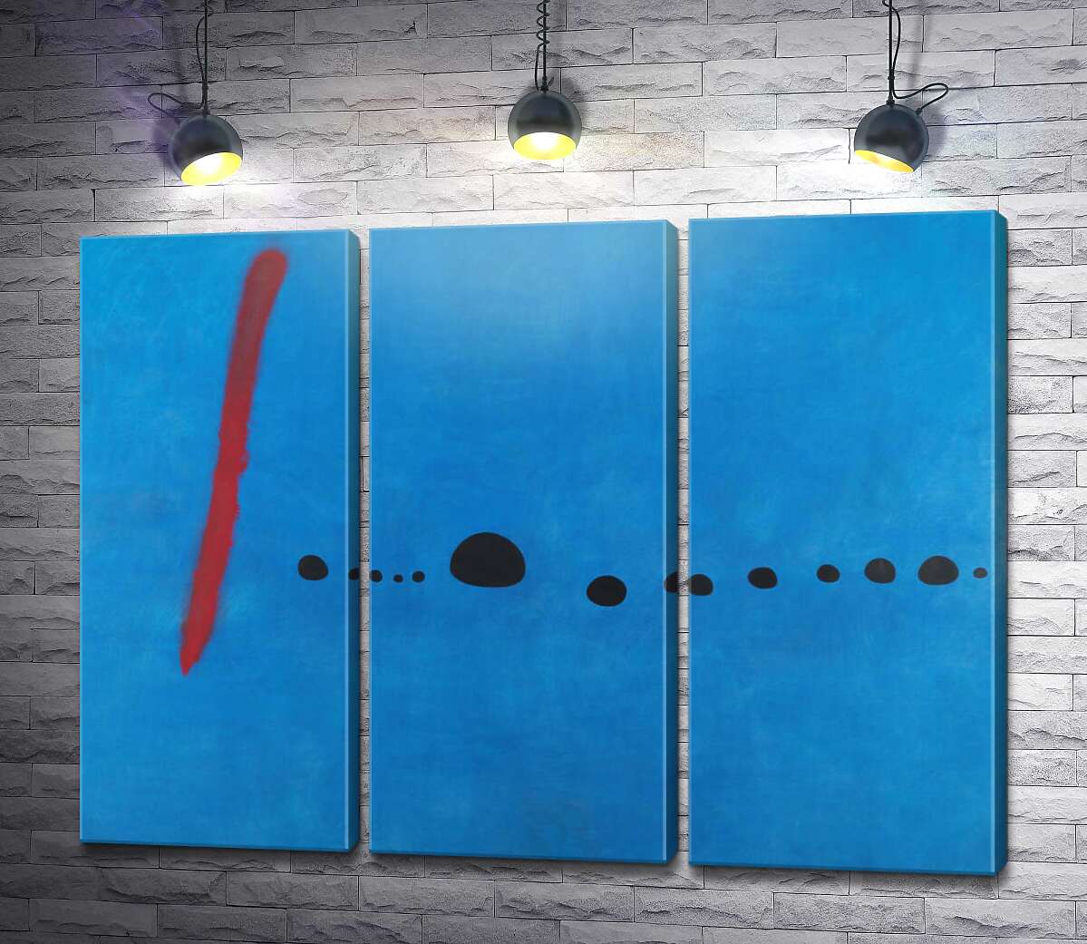 Модульная картина Blue II (Модуль №2) Жоан Миро