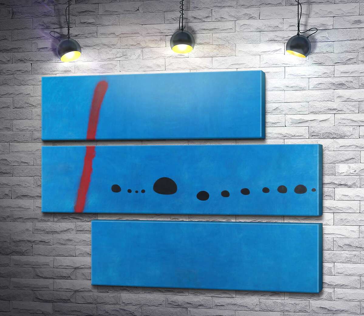 Модульная картина Blue II (Модуль №16) Жоан Миро