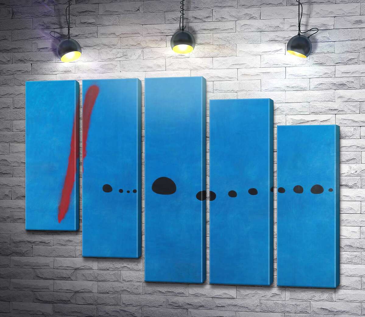 Модульная картина Blue II (Модуль №28) Жоан Миро