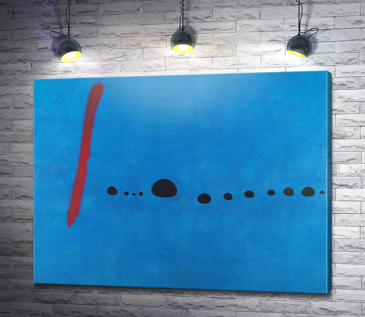 Картина Blue II Жоан Миро
